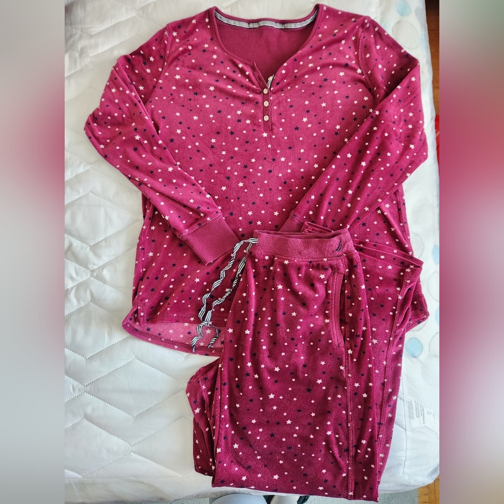 Women's Velour Pajama Set